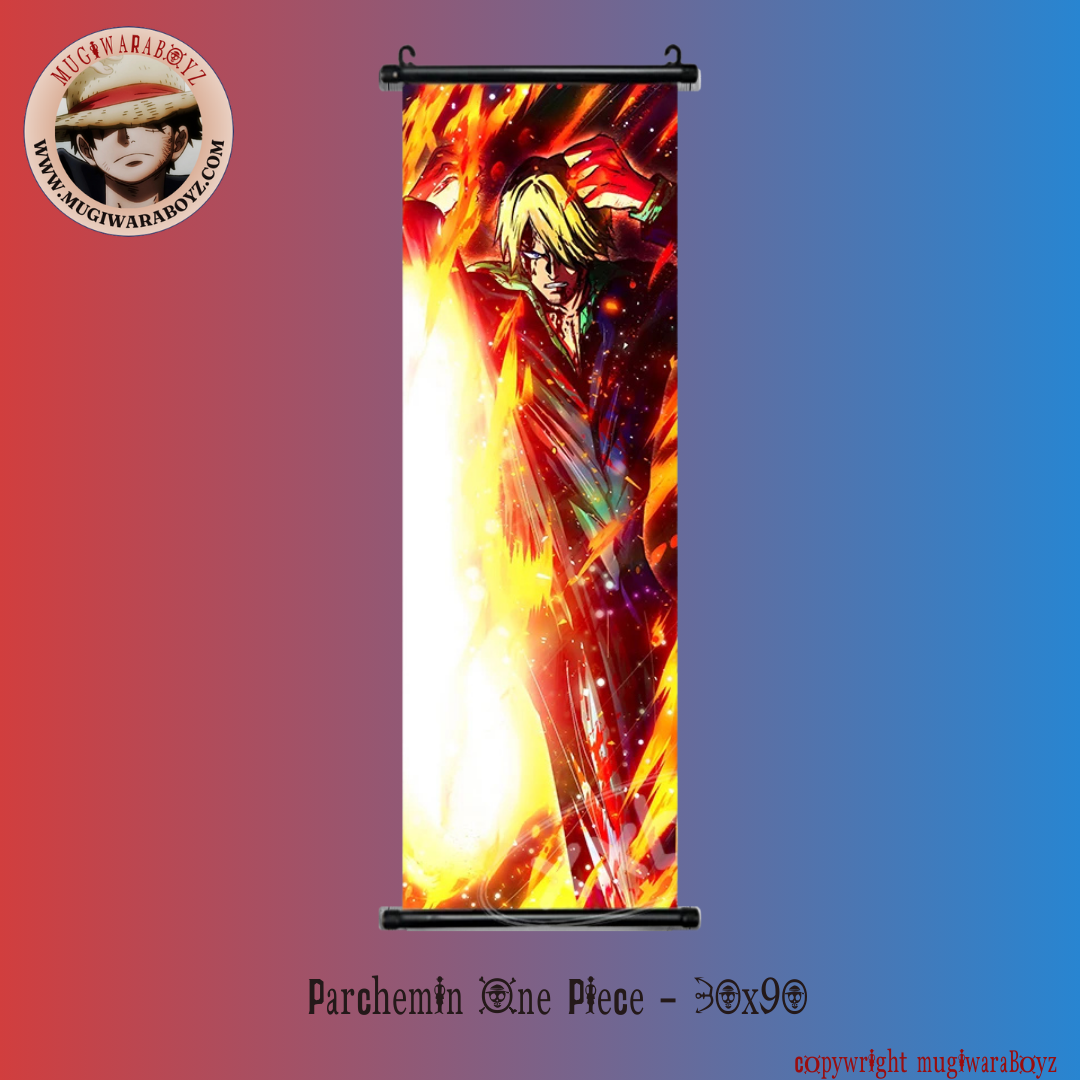 One Piece Scroll - Sanji "Diable Jambe"