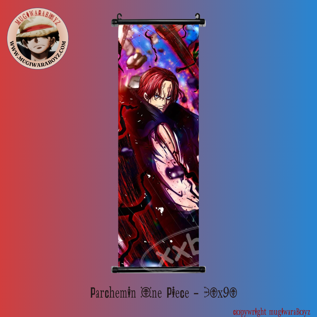 Parchemin One Piece - Shanks le roux "Haki des Rois"