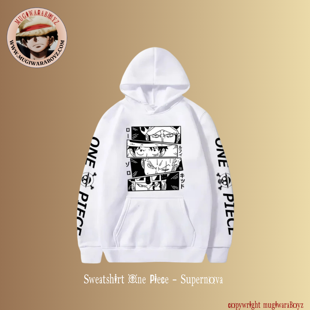 Sweatshirt One Piece - Supernova - Blanc