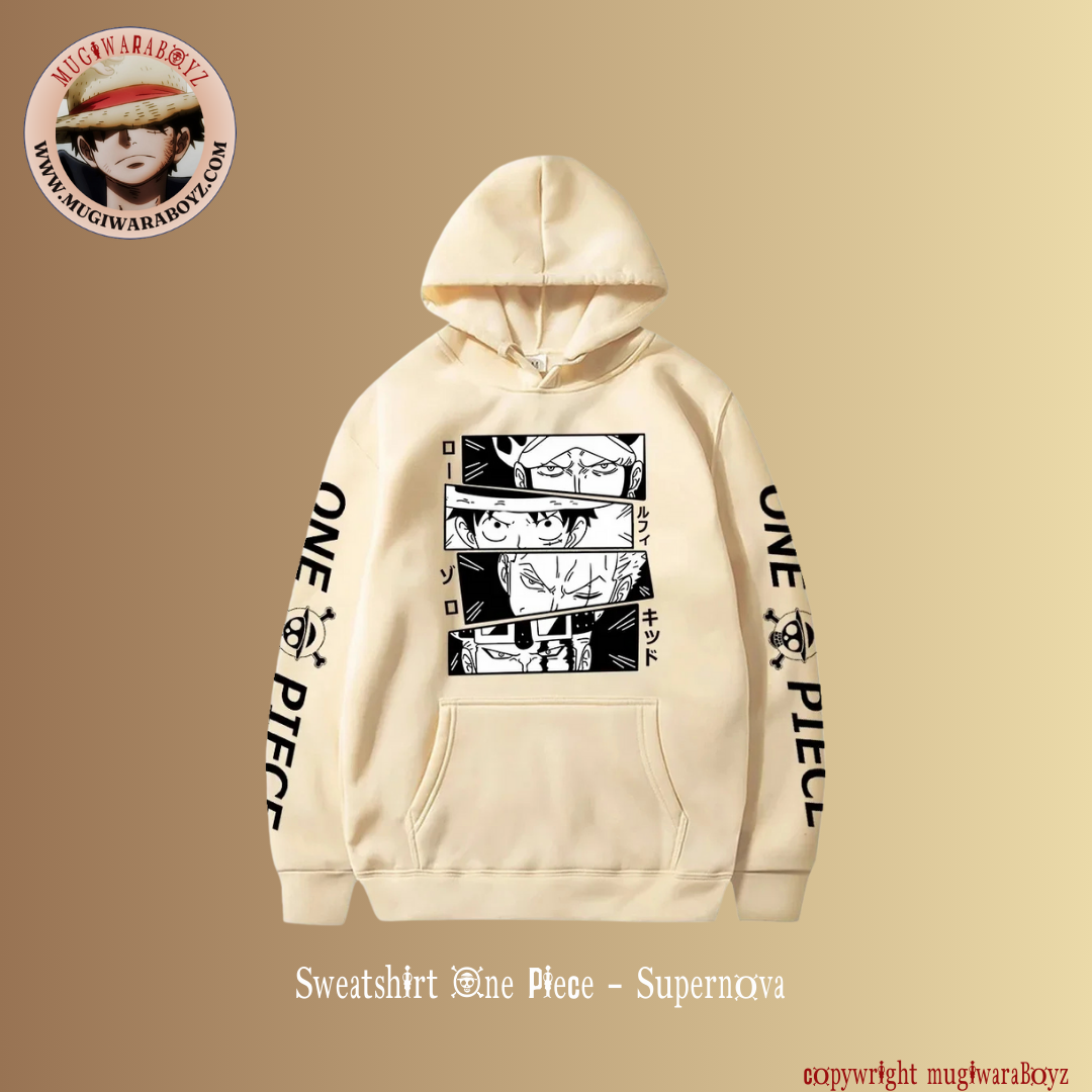 One Piece Sweatshirt - Supernova - Cream