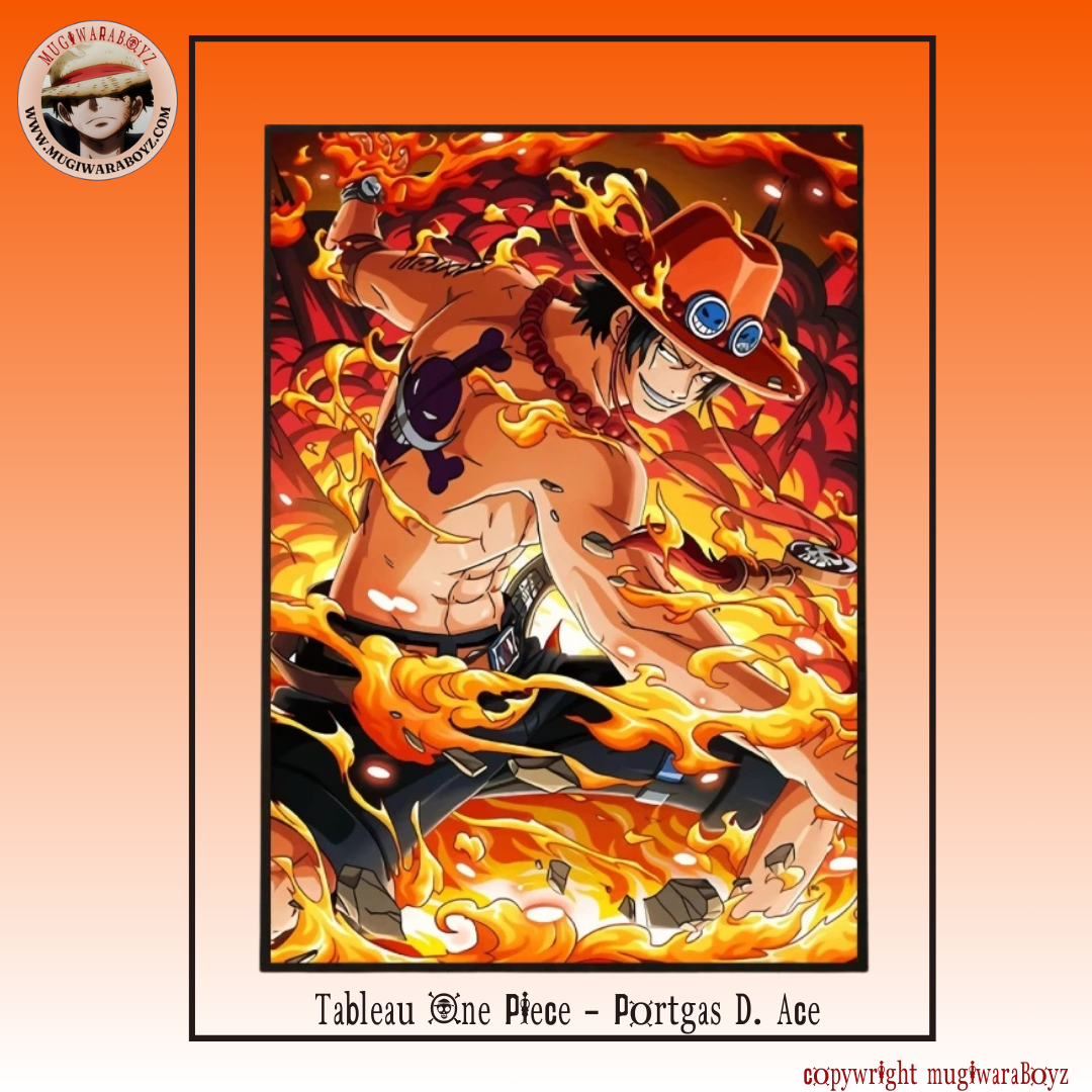 One Piece Painting - Portgas D. Ace