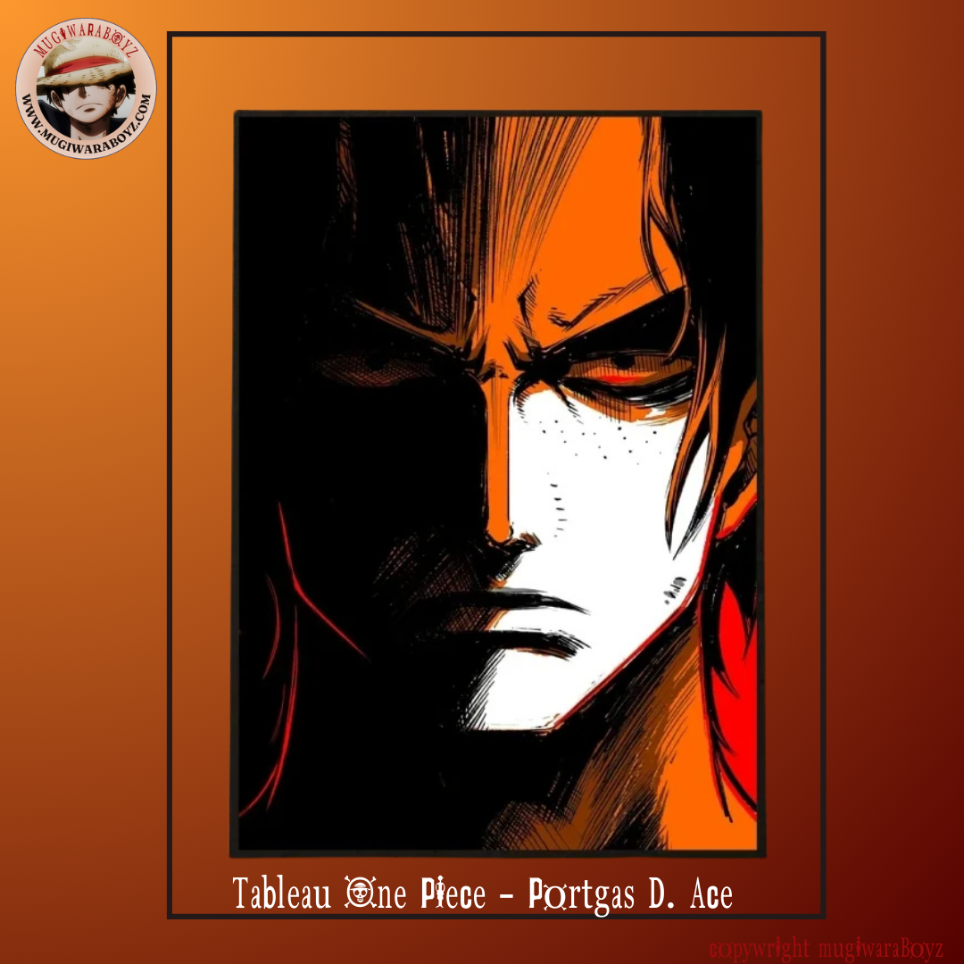 Tableau One Piece - Portgas D. Ace