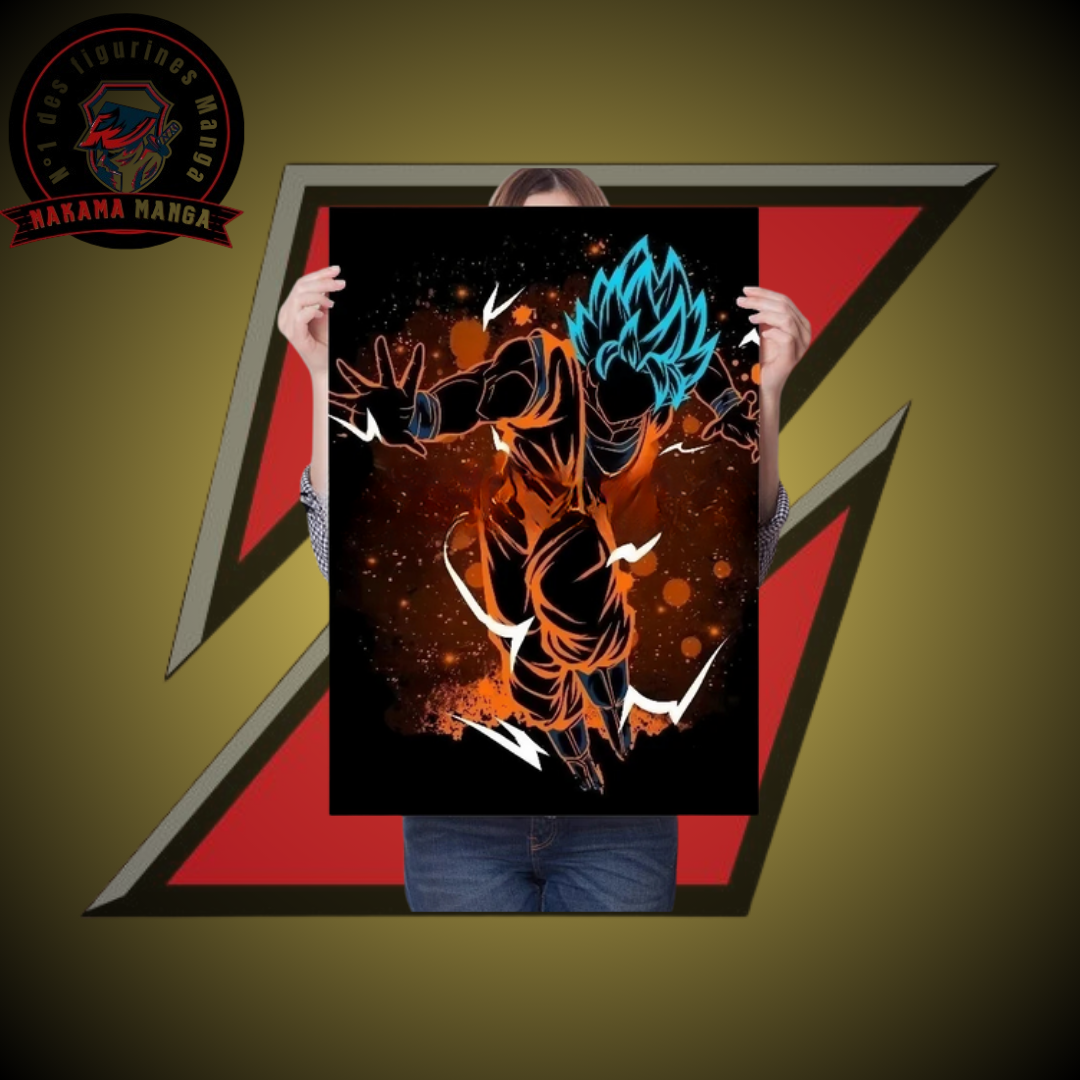Tableaux Dragon Ball Z - Goku SSJ Blue