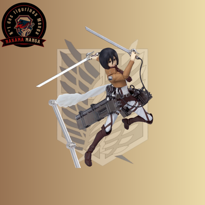 Figurine Attaque des Titans articulée - Mikasa Ackerman