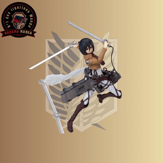 Figurine Attaque des Titans articulée - Mikasa Ackerman