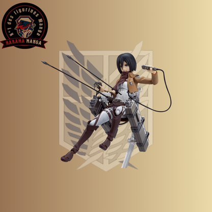 Figurine Attaque des Titans articulée - Mikasa Ackerman