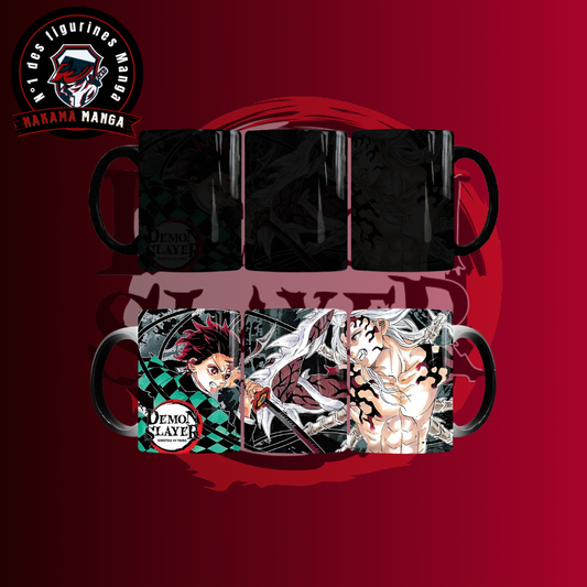 Tasse Thermosensible Demon Slayer - Tanjiro vs Muzan
