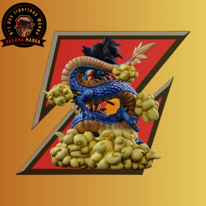 Figurine Dragon Ball GT - Goku & Shenron