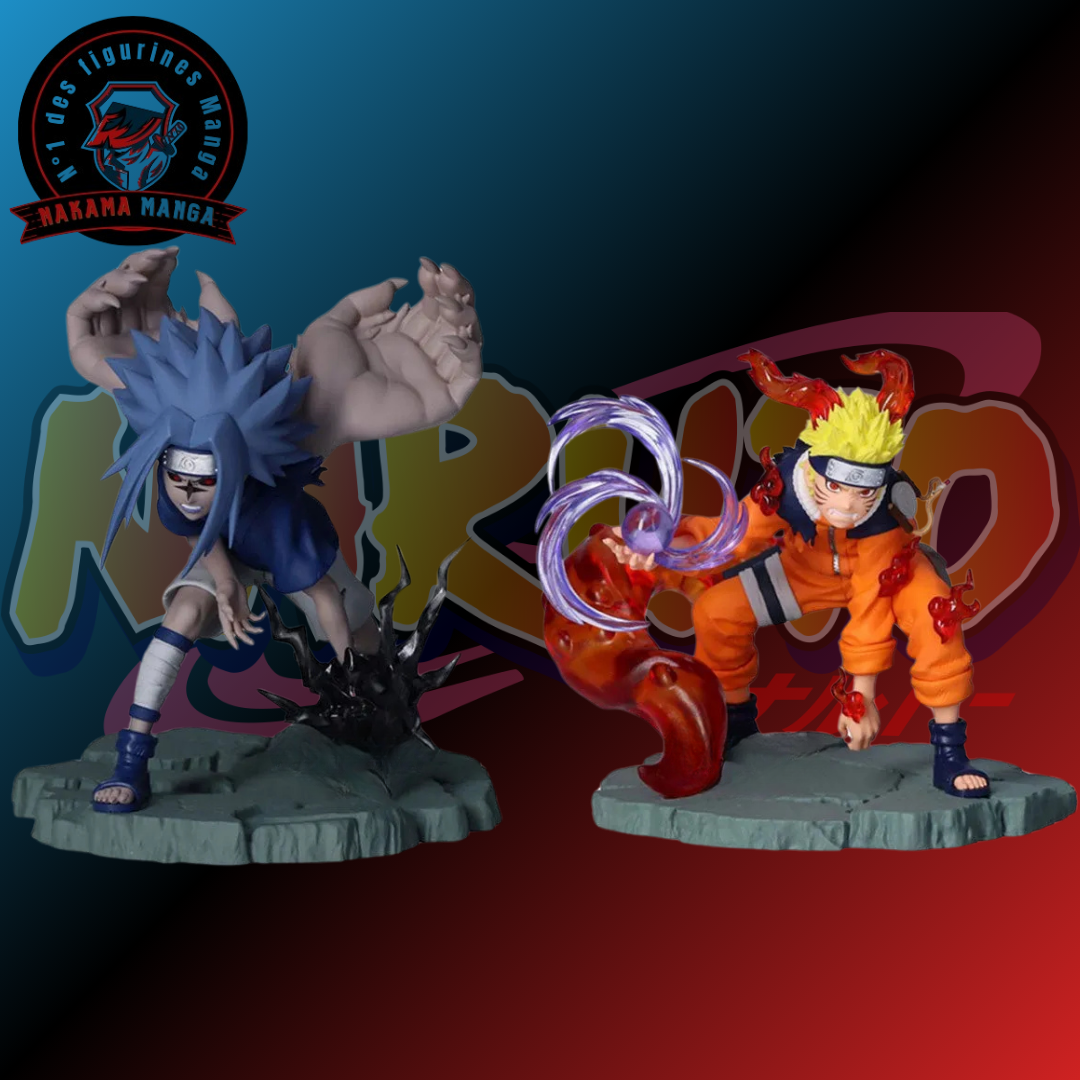 Figurine Naruto  -  Naruto & Sasuke