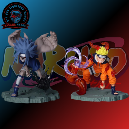 Figurine Naruto  -  Naruto & Sasuke