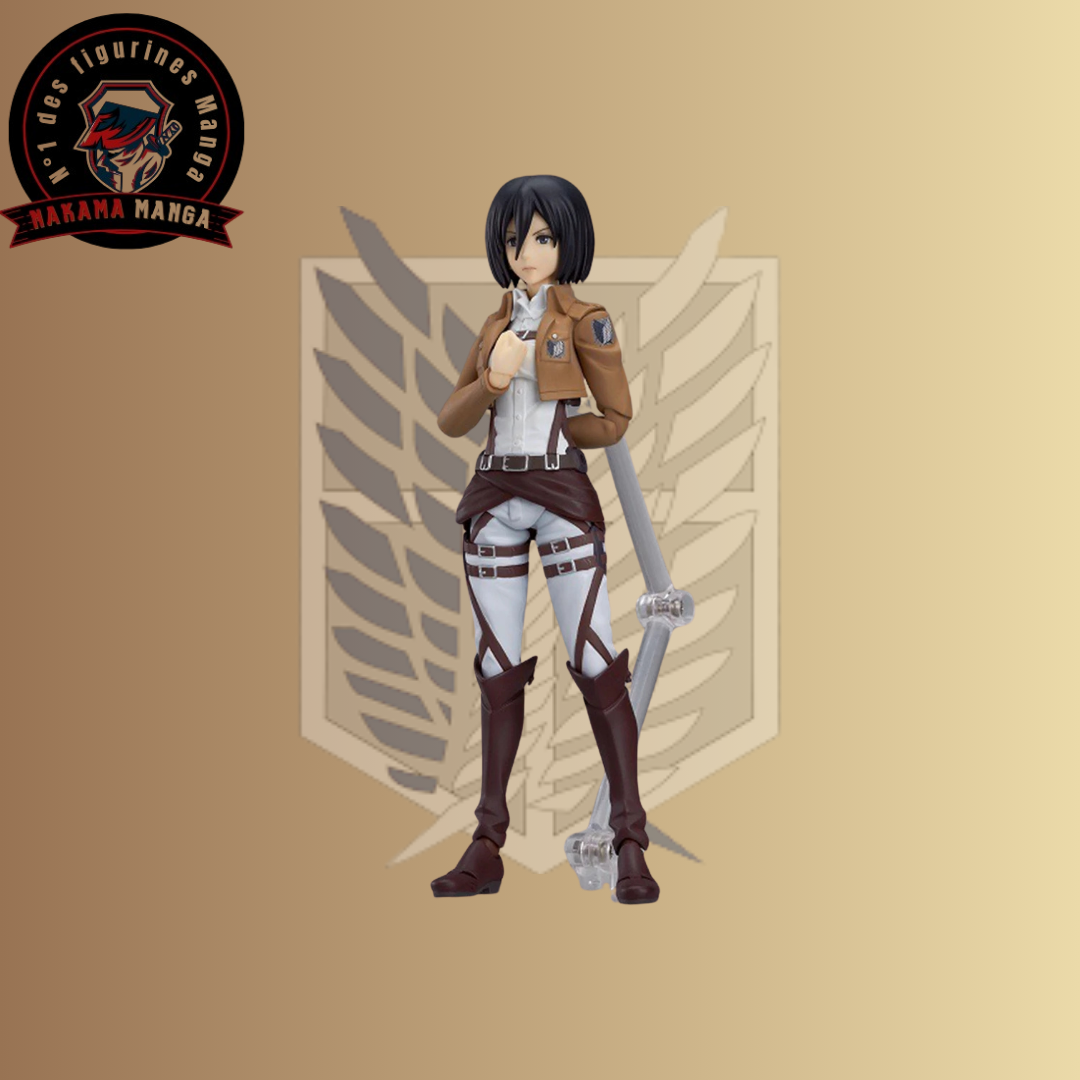 Figurine Attaque des Titans articulée - Mikasa Ackerman