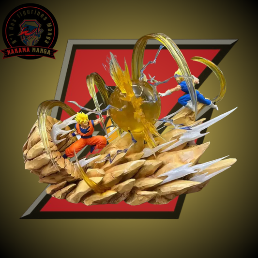 Figurine Dragon Ball Z - Goku SSJ vs Vegeta SSJ