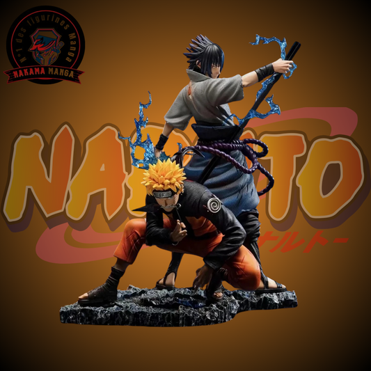 Figurine Naruto Shippuden - Naruto & Sasuke