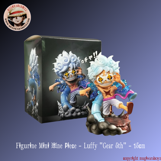 Figurine One Piece - Mini Luffy "Gear 5th"