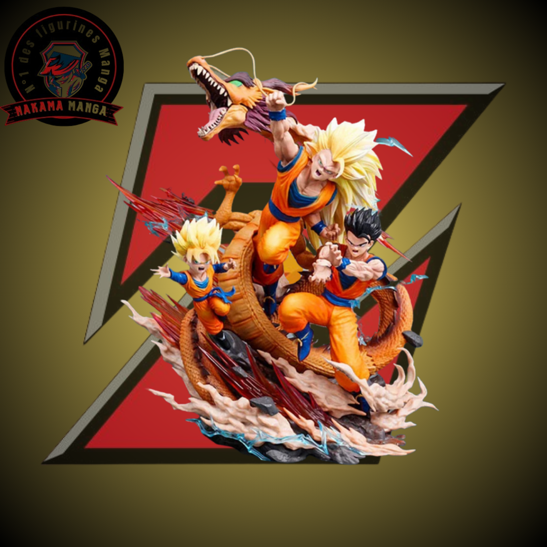Figurine Dragon Ball Z - Goku & Gohan & Goten