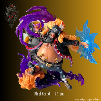 Figurine One Piece  Barbe noire - Double attaque