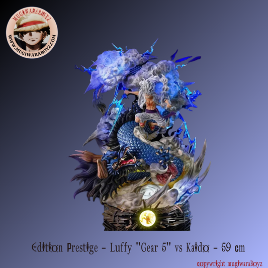 Figurine One Piece - Edition Prestige - Luffy "Gear 5" vs Kaido