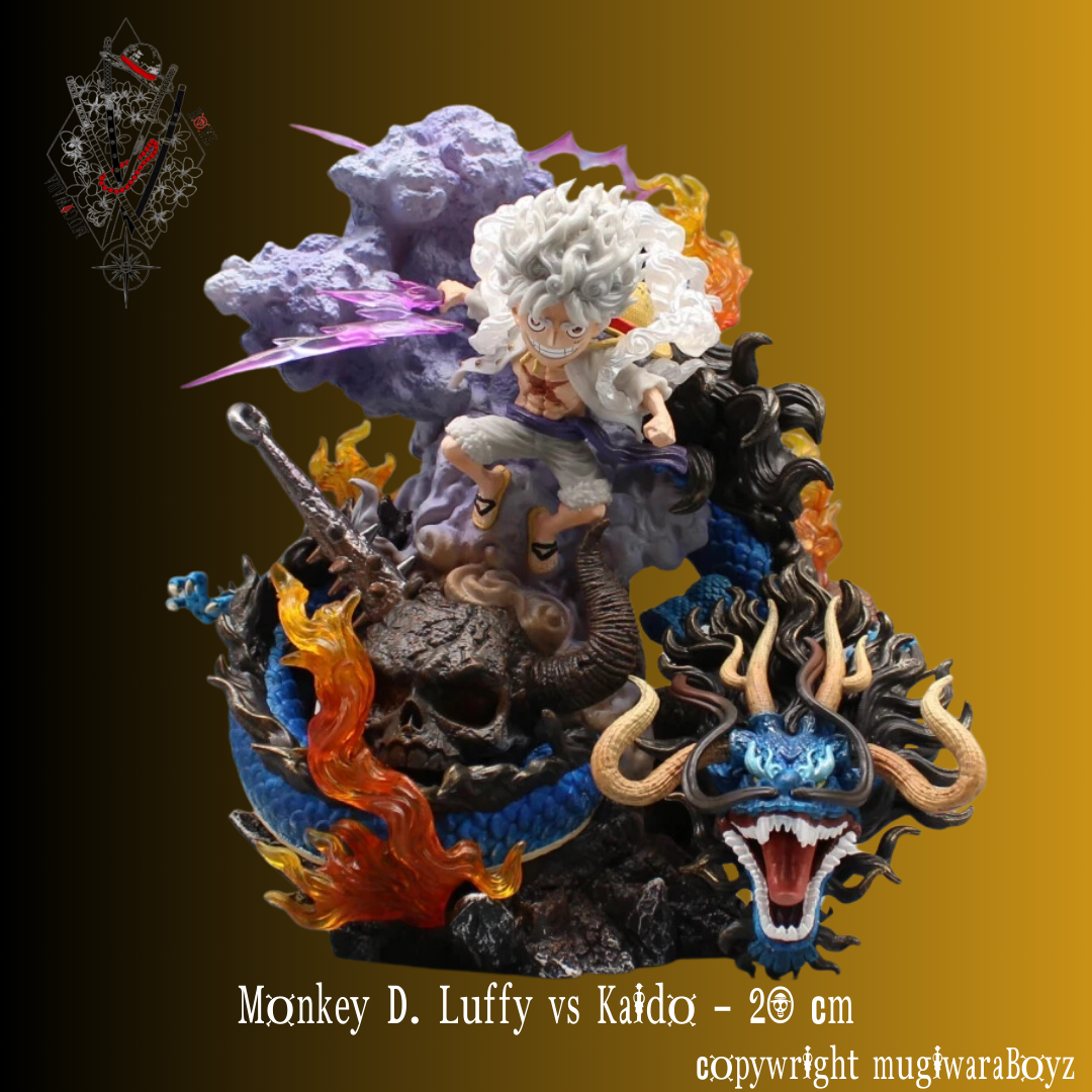 Figurine One Piece - Monkey D. Luffy Gear 5th Vs Kaido