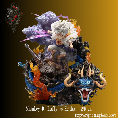 Figurine One Piece - Monkey D. Luffy Gear 5th Vs Kaido