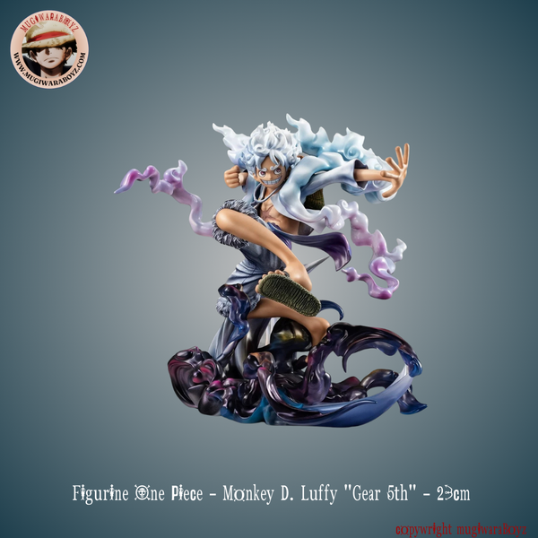 Figurine One Piece - Monkey D. Luffy "Gear 5th" - Gear 5 - 23 cm - Modèle 2