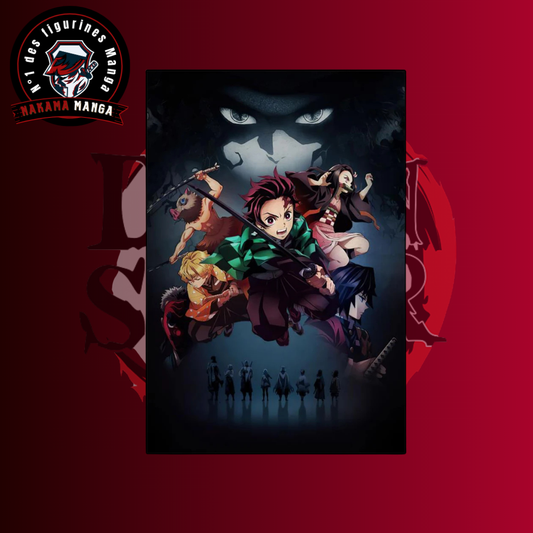 Tableau Demon Slayer - Tanjiro & Co