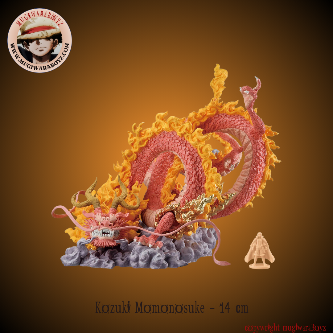Figurine One Piece - Momonosuke "Dragon" / Yamato "Loup Divin"