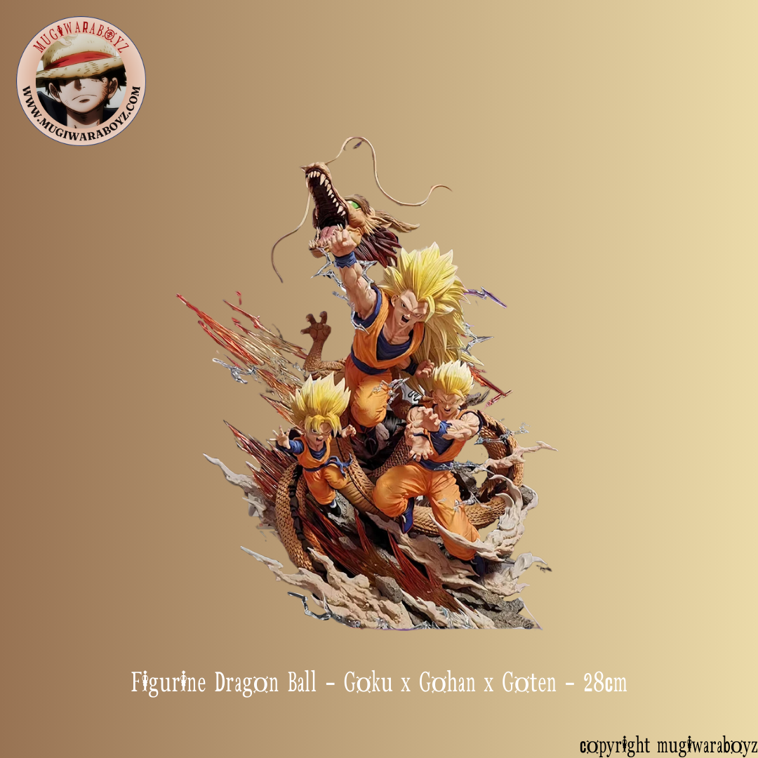 Figurine Dragon Ball - Goku x Gohan x Goten