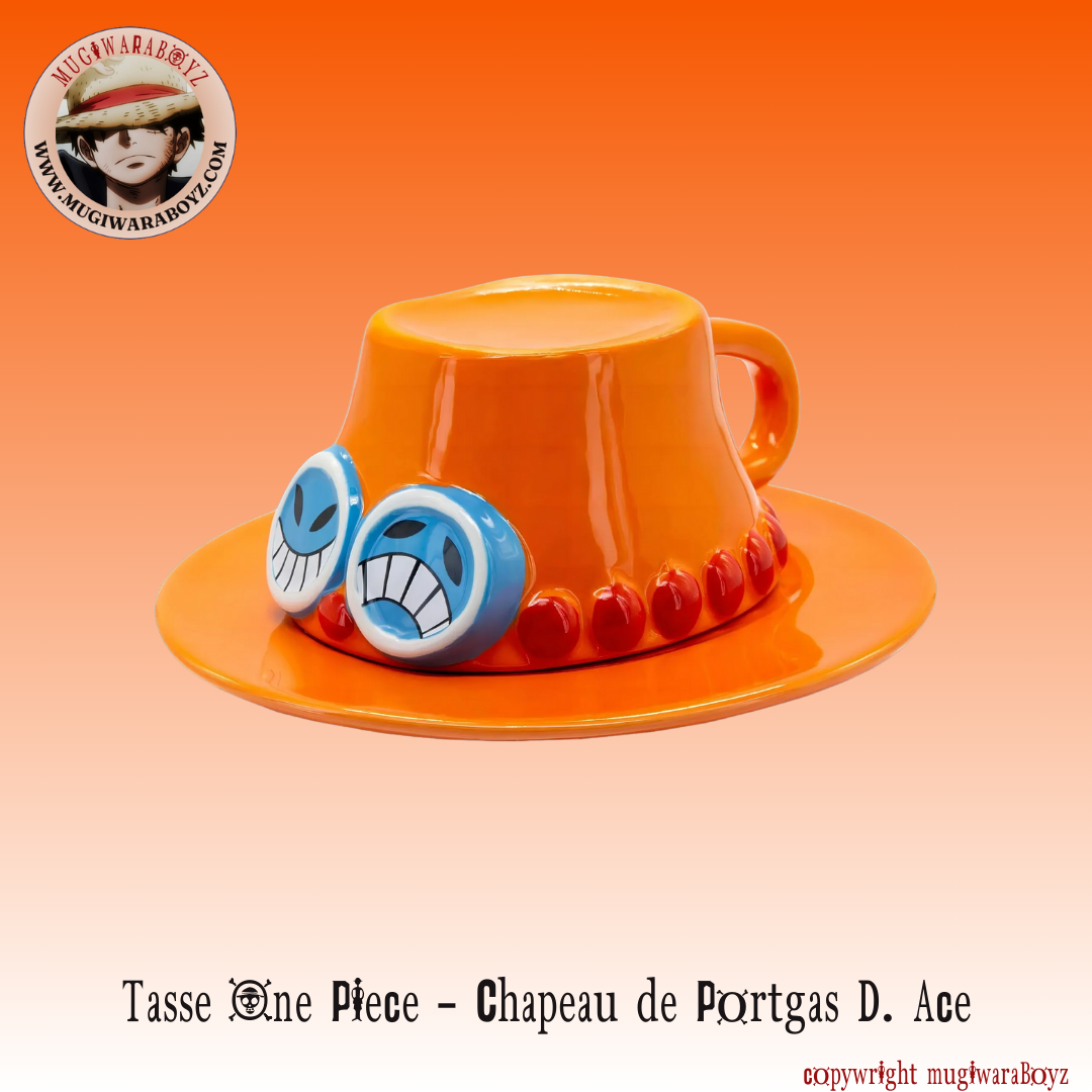 One Piece Mug - Portgas D. Ace Hat