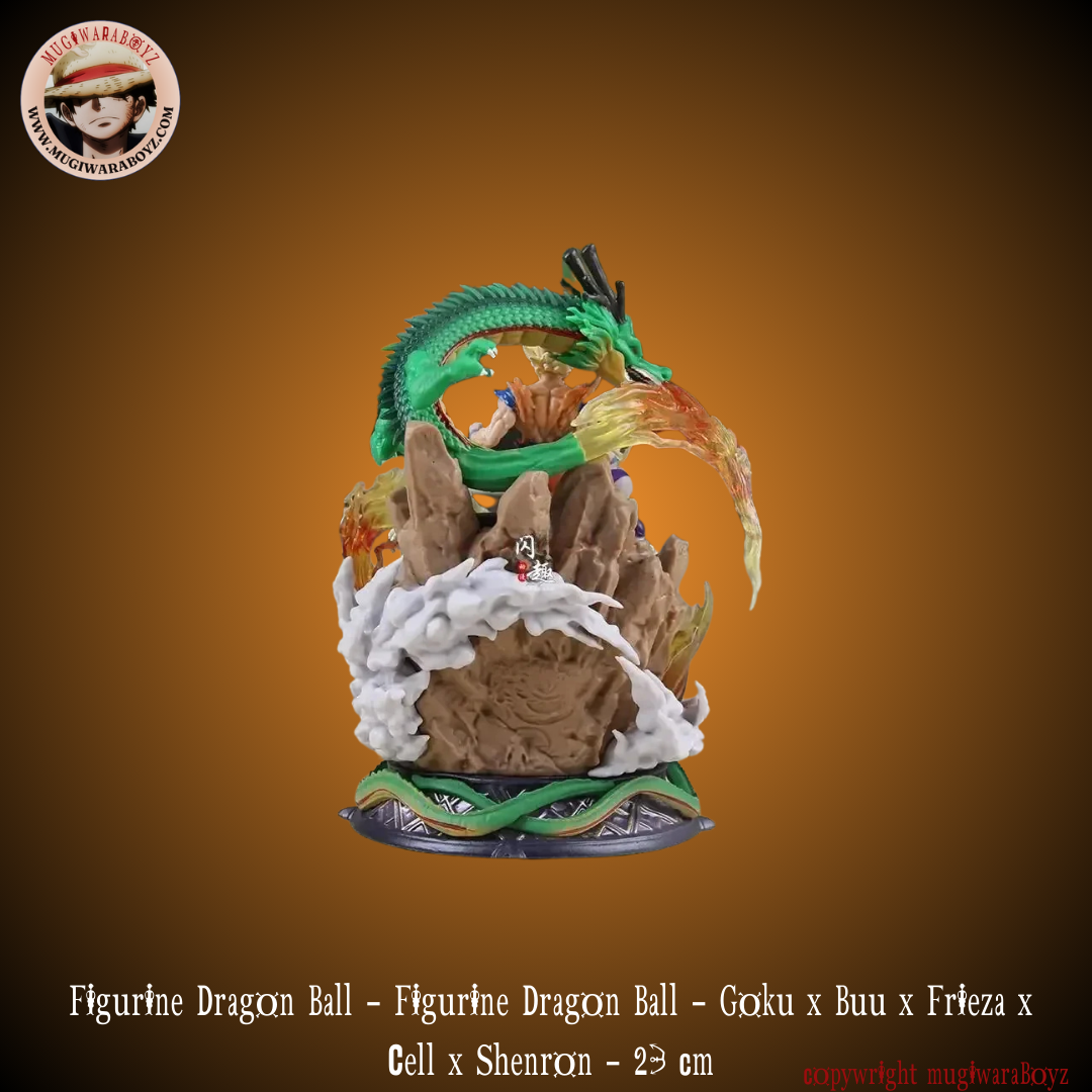 Figurine Dragon Ball - Goku x Buu x Frieza x Cell x Shenron