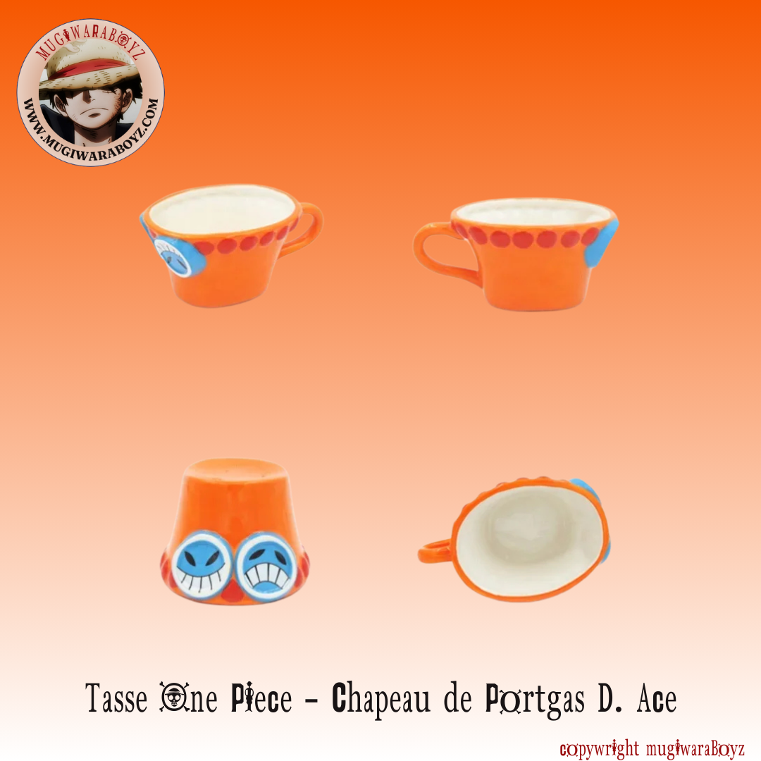 One Piece Mug - Portgas D. Ace Hat