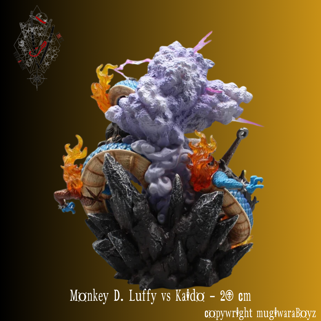 Figurine One Piece - Monkey D. Luffy Gear 5th Vs Kaido
