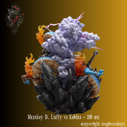 Figurine One Piece - Monkey D. Luffy Gear 5th Vs Kaido