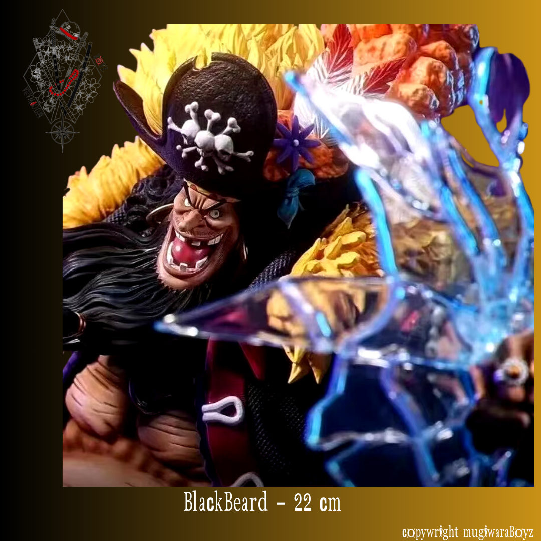 Figurine One Piece  Barbe noire - Double attaque