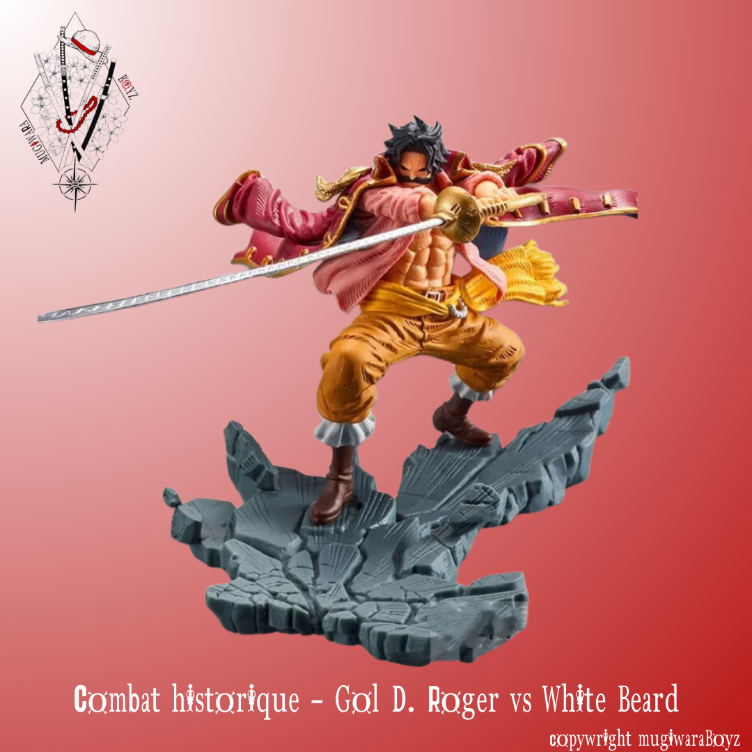 Figurine One Piece - Combat Historique - Gol D. Roger vs White Beard