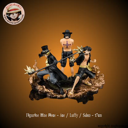 Figurine One Piece - Les 3 frères d'âmes - Luffy x Ace x Sabo