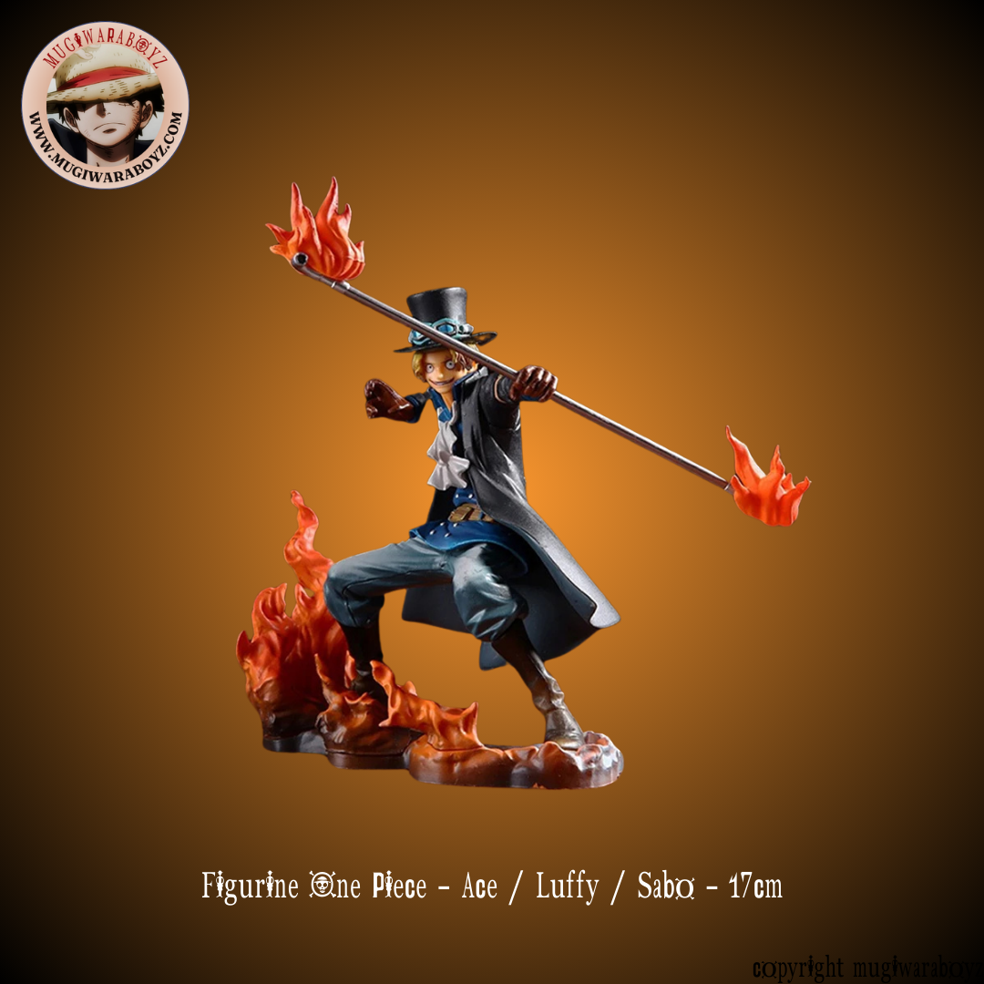 Figurine One Piece - Les 3 frères d'âmes - Luffy x Ace x Sabo