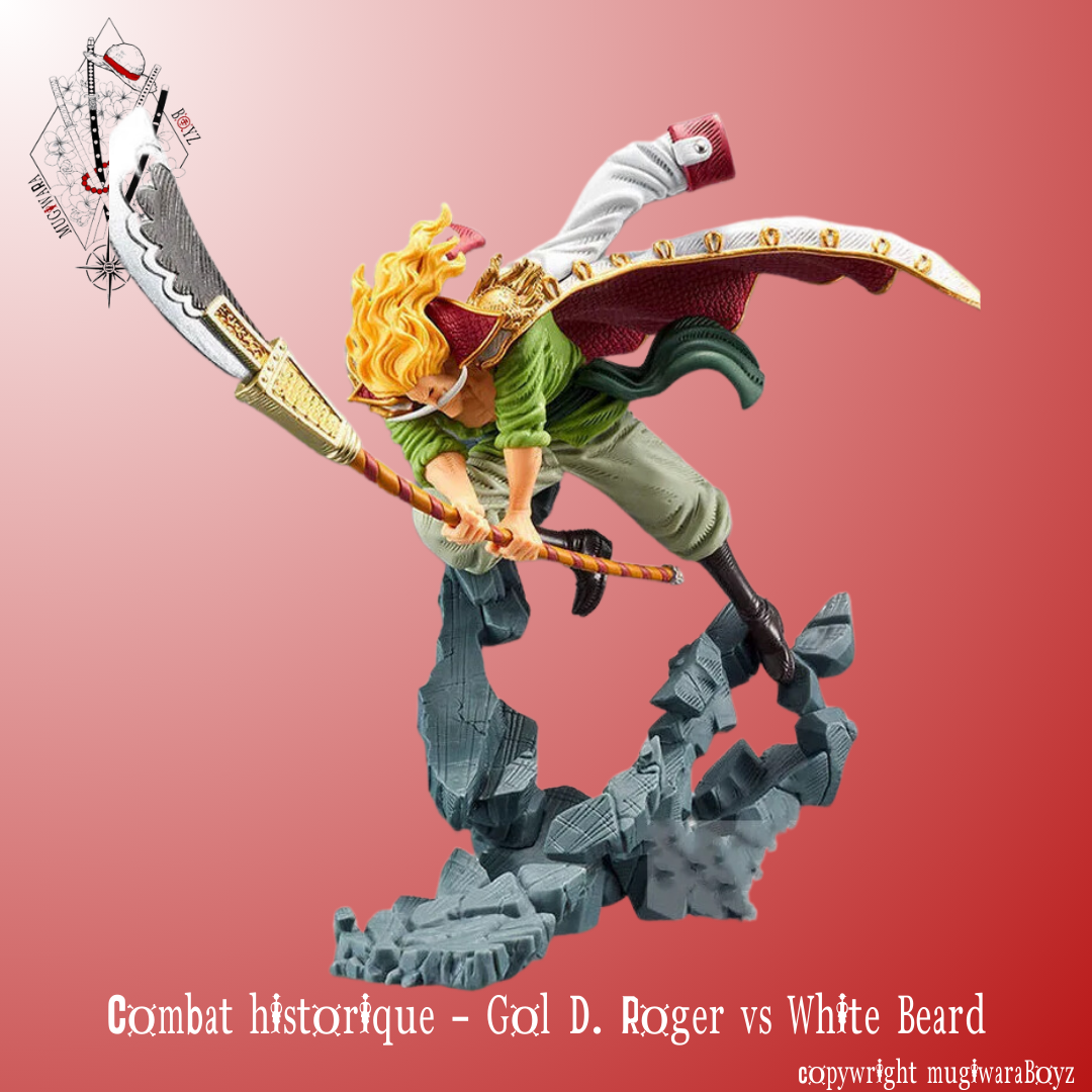 Figurine One Piece - Combat Historique - Gol D. Roger vs White Beard