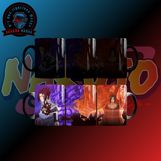 Tasse Thermosensible Naruto - Itachi Uchiha & Sasuke Uchiha