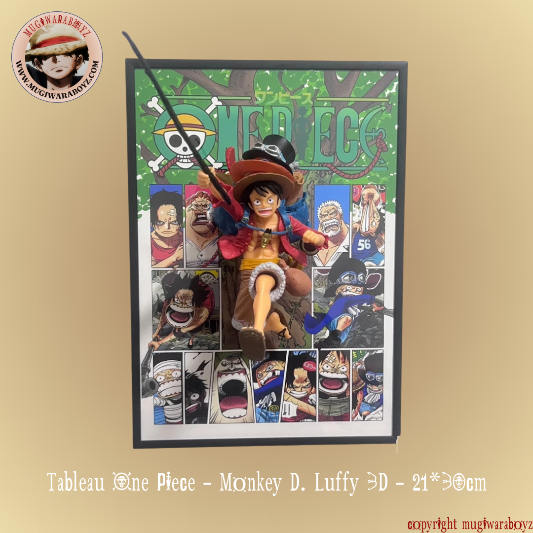 Tableau One Piece - Monkey D. Luffy 3D