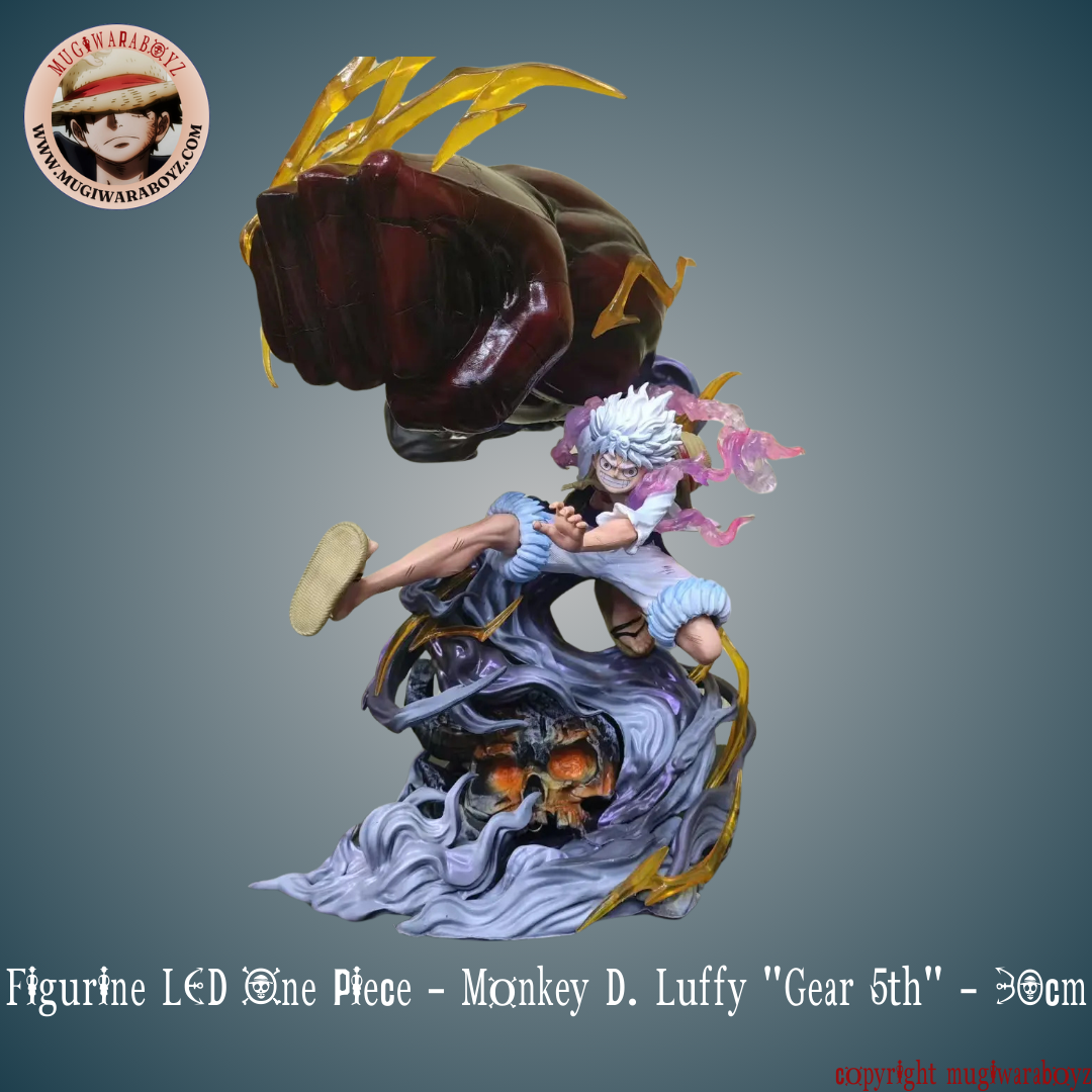 Figurine LED One Piece - Monkey D. Luffy "Gear 5th"