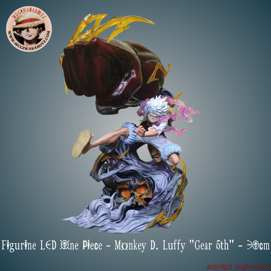 Figurine LED One Piece - Monkey D. Luffy "Gear 5th"