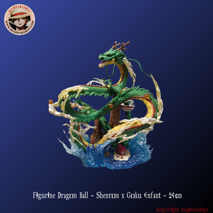 Figurine Dragon Ball - Shenron x Goku enfant