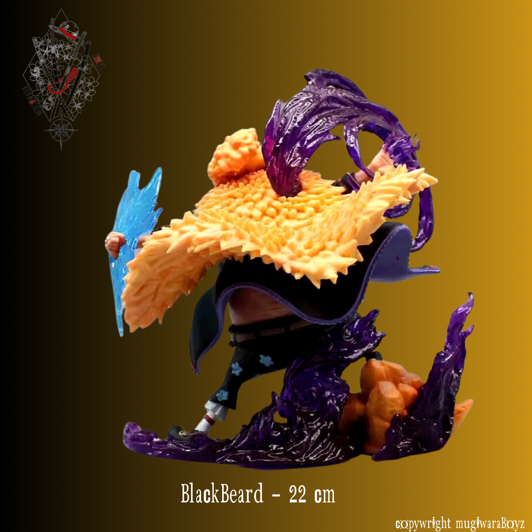 Figurine One Piece  Barbe noire - Double attaque