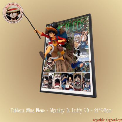 Tableau One Piece - Monkey D. Luffy 3D