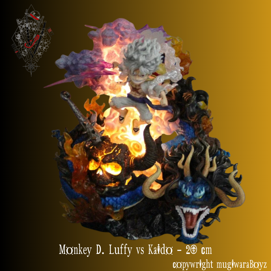 Figurine One Piece - Monkey D. Luffy Gear 5th Vs Kaido