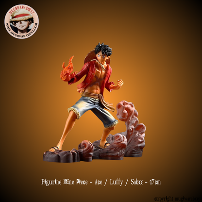 Figurine One Piece - Les 3 frères d'âmes - Luffy x Ace x Sabo
