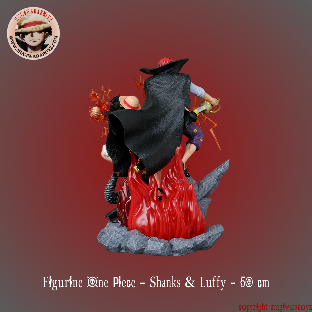 Figurine One Piece - Luffy & Shanks