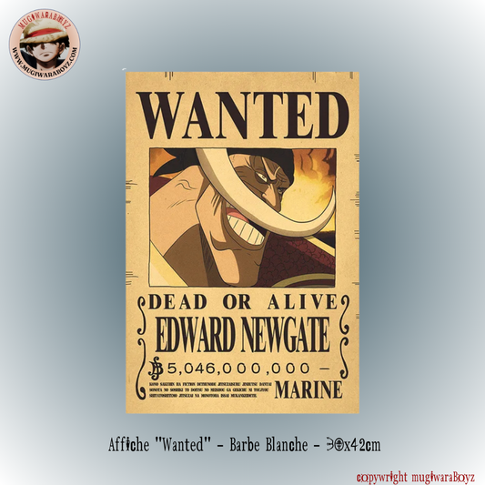 "Wanted" Poster - Whitebeard