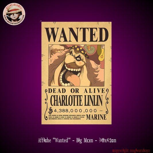 Affiche "Wanted" - Big Mom