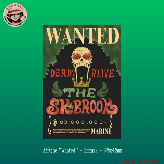 Affiche "Wanted" -Brook
